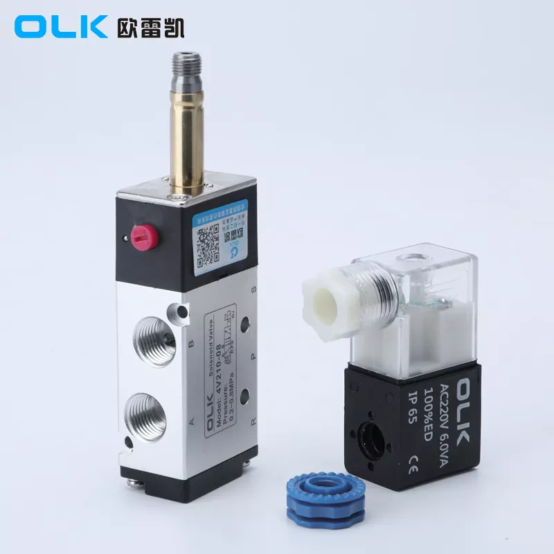 4V200 Solenoid Valve 5 Way